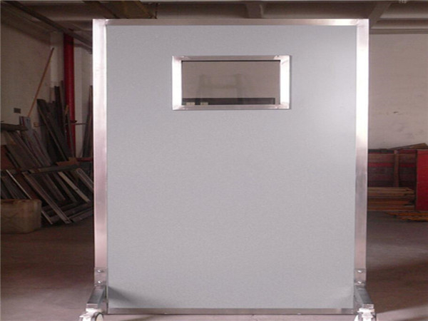 射線防護移動式鉛屏風制作加工 雙聯(lián)防輻射鉛屏風